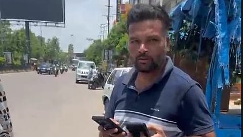 The Blue Colt two-wheeler bears the registration number TS 09 PC 2795, the vehicle was allotted to Enumamula police station from the Warangal Police Commissionerate headquarters.