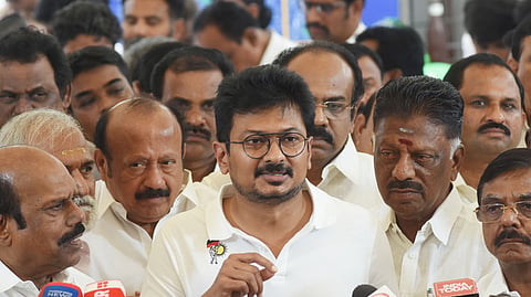 Opposition leader Udayanidhi Stalin