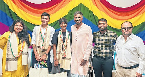 India’s top performers at the Gay Games were felicitated on Thursday.