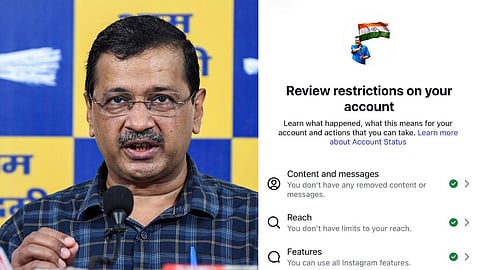 In a post on X, Kejriwal said enquiries with Meta's India office revealed that his account had been restricted and was unavailable in India.