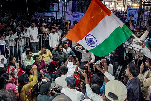 The protesters are demanding cancellation of the 14th JPSC examination and an independent probe into the alleged irregularities by either the CBI or a panel of retired high court judges from outside Jharkhand.