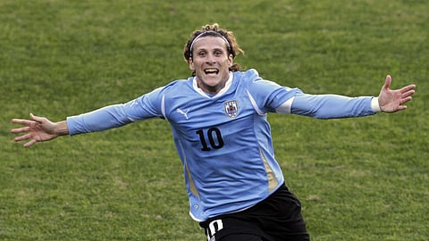 Diego Forlan is highly regarded in Uruguay after scoring 36 international goals, including five during its run to the 2010 World Cup semifinals, in 112 appearances.