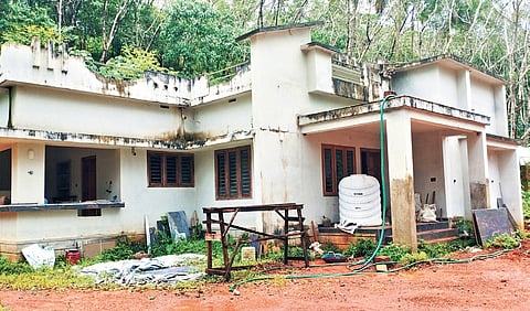 Sadan’s new house at Ottamavungal near Kuttikol.