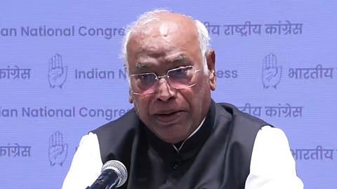 Congress president Mallikarjun Kharge