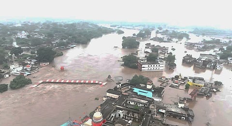 The unprecedented rise in the river also damaged a major portion of the nearly 300-metre-long bridge connecting Ramghat in Nayagaon with Hanuman Dhara on the Madhya Pradesh-Uttar Pradesh border.