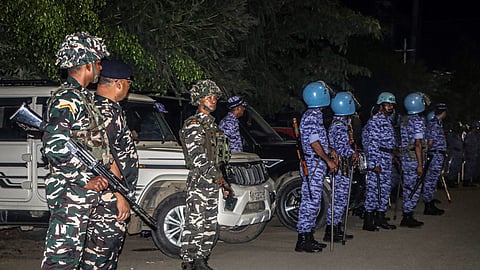 Police fired several tear gas shells to disperse the crowd, leaving a few protesters with minor injuries.