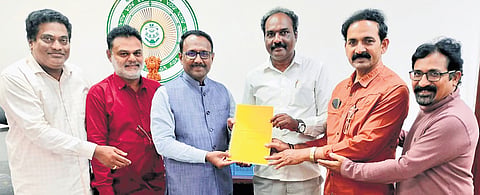 MA&UD Principal Secretary Suresh Kumar on Monday assured that appropriate directions would be issued to the APCRDA Commissioner and the matter would be placed before Cabinet Sub-Committee for necessary action.