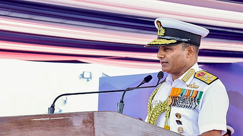 Navy chief Admiral Krishna Swaminathan