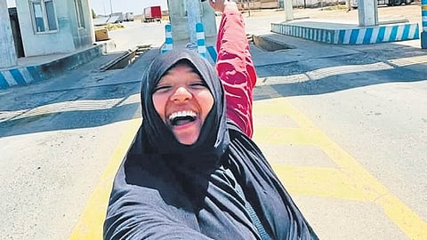 Arunima I P in Afghanistan
