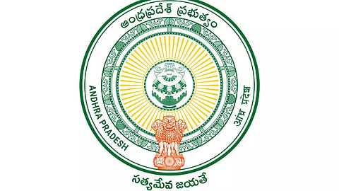 Andhra Pradesh government emblem used for representation.