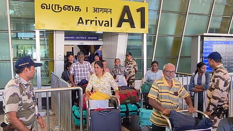 C Ajay from Tiruppur, who received his parents Mohana (47) and Chandrakumar (57), said continuous WhatsApp messages and video calls kept the families informed.
