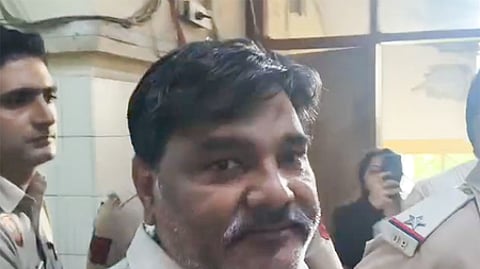 Expelled AAP leader Tahir Hussain.