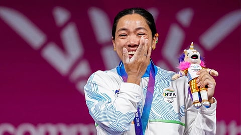 Mirabai Chanu completed a hat-trick of gold at the 2026 Glasgow Commonwealth Games