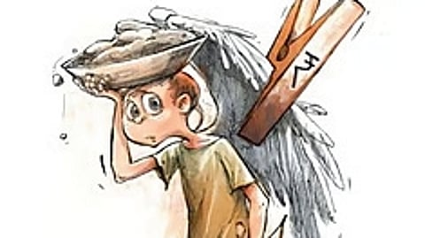 A joint team raided Kalabada village but the two children had allegedly fled before the officials arrived.