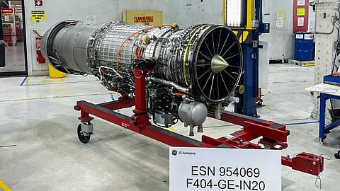 The F404-IN20 engine.