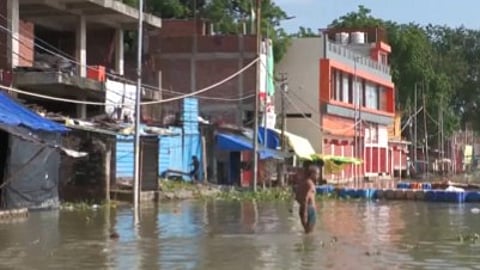 Water level in Ganga breaches 'highest flood mark' at Patna's Gandhi Ghat amid heavy rainfall