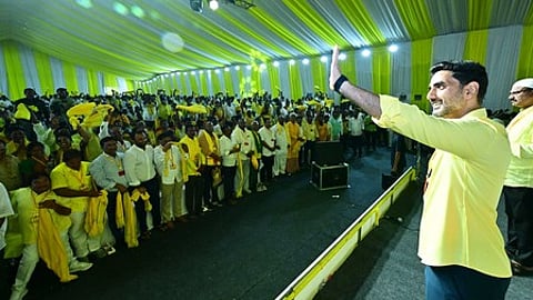 TDP National Working President and Minister for HRD and IT Nara Lokesh.