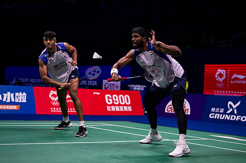 Chirag Shetty and Satwiksairaj Rankireddy (R)