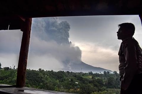 Jakarta airport was temporarily closed after volcanic ash was detected, disrupting flights.