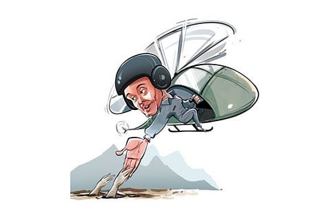 Nepal's first woman helicopter captain flies 100 rescue missions as floods cut off communities