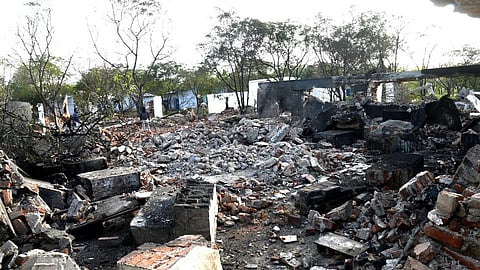 The blast occurred at around 7.20 am at the Chinnathambi Pyrotech located in Othaiyal panchayat.