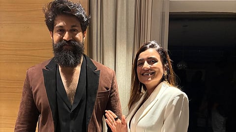 Neha Bajaj with actor Yash