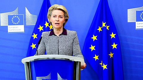 EU chief Ursula von der Leyen.