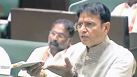 Legislative Affairs Minister D Sridhar Babu