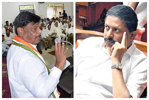 Former minister Mahadevappa, Transport Minister Byrathi
