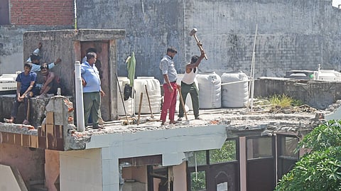 During Thursday’s drive, major demolitions were carried out at several locations Including Khureji Khas, Jagatpuri and Laxmi Nagar areas in the East Zone.
