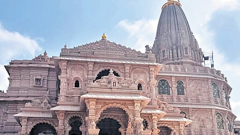 The Ram temple in Ayodhya