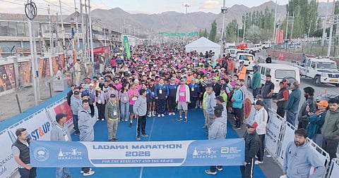 13th edition of the Ladakh Marathon.