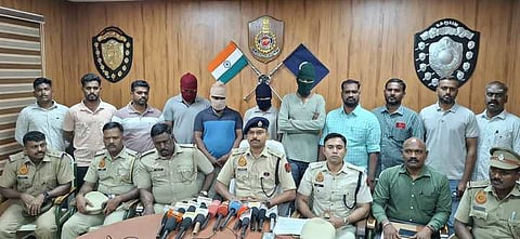 Karaikal Police have struck a blow to the "drug menace" under an ongoing "Operation Thunderstrike" by arresting 11 persons, including one foreign national in three NDPS cases.