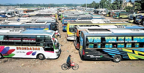 The Transport Commissionerate collected Rs 30.77 lakh in taxes and penalties from omni buses for various violations