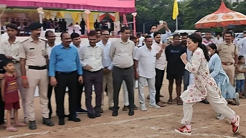 Bhutia took part in a 200-metre race recently held at the Gandhi Maidan, where she came first.
