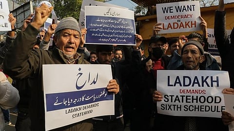 Ladakh groups had earlier demanded statehood and 6th Schedule status to the cold desert.