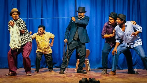 A scene from the play ‘Godoye Kaathu’.