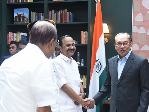 Kerala Chief Minister V.D. Satheesan met Malaysian Prime Minister Anwar Ibrahim in Kozhikode on Monday, 14. 09.20-26