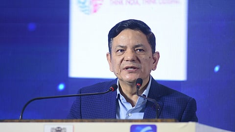 Neeraj Singh Dev, Executive Vice President of Thomas Cook, speaks during TNIE's Tourism Summit 2026 in Chennai, Tuesday, Sept. 15, 2026.