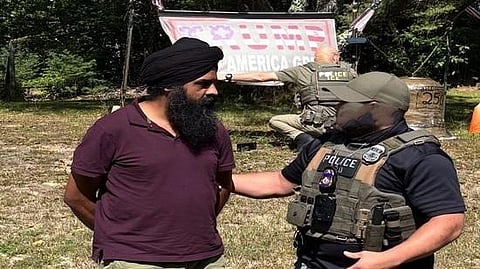 The arrest was made during targeted operations at the Hillsborough inspection site and the enforcement and Removal Operation (ERO) Boston.