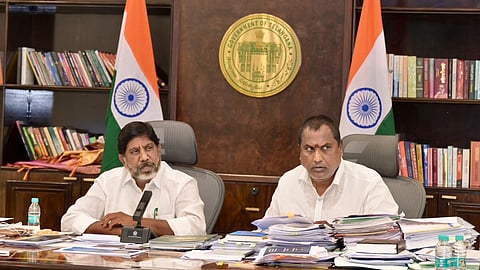 Deputy CM Bhatti Vikramarka Mallu reviews SC and ST welfare at Praja Bhavan.