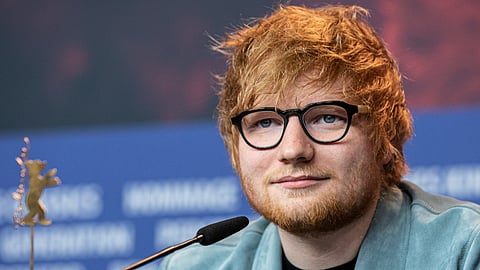 The 35-year-old British singer Ed Sheeran