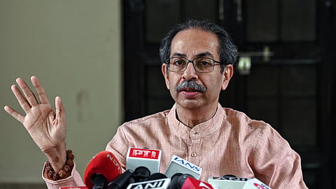Shiv Sena (UBT) chief and ex-Maharashtra Chief Minister Uddhav Thackeray.