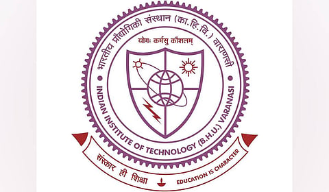 Logo of the Indian Institute of Technology, Varanasi.