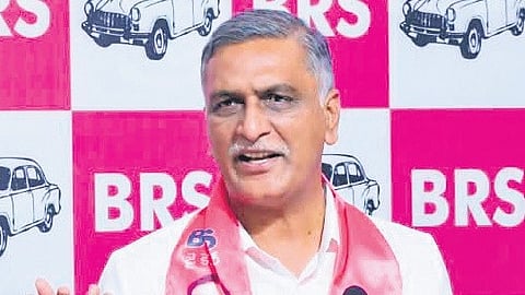 BRS leader T Harish Rao.