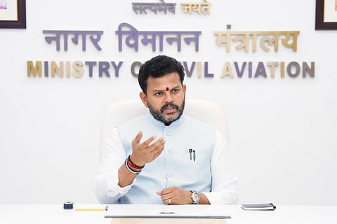 Union Minister for Civil Aviation Kinjarapu Ram Mohan Naidu.