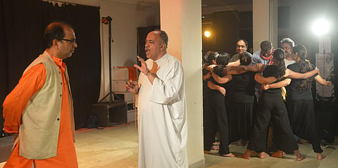 Scenes from the rehearsal