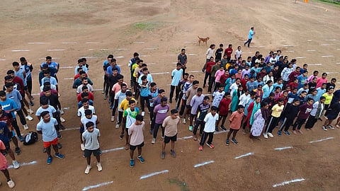 Women and men are participating and determined to earn a place in India’s police and paramilitary forces.
