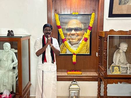 DMK law wing joint secretary and Madurantakam candidate I Paranthamen