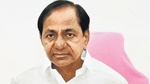 BRS president and former chief minister K Chandrasekhar Rao.